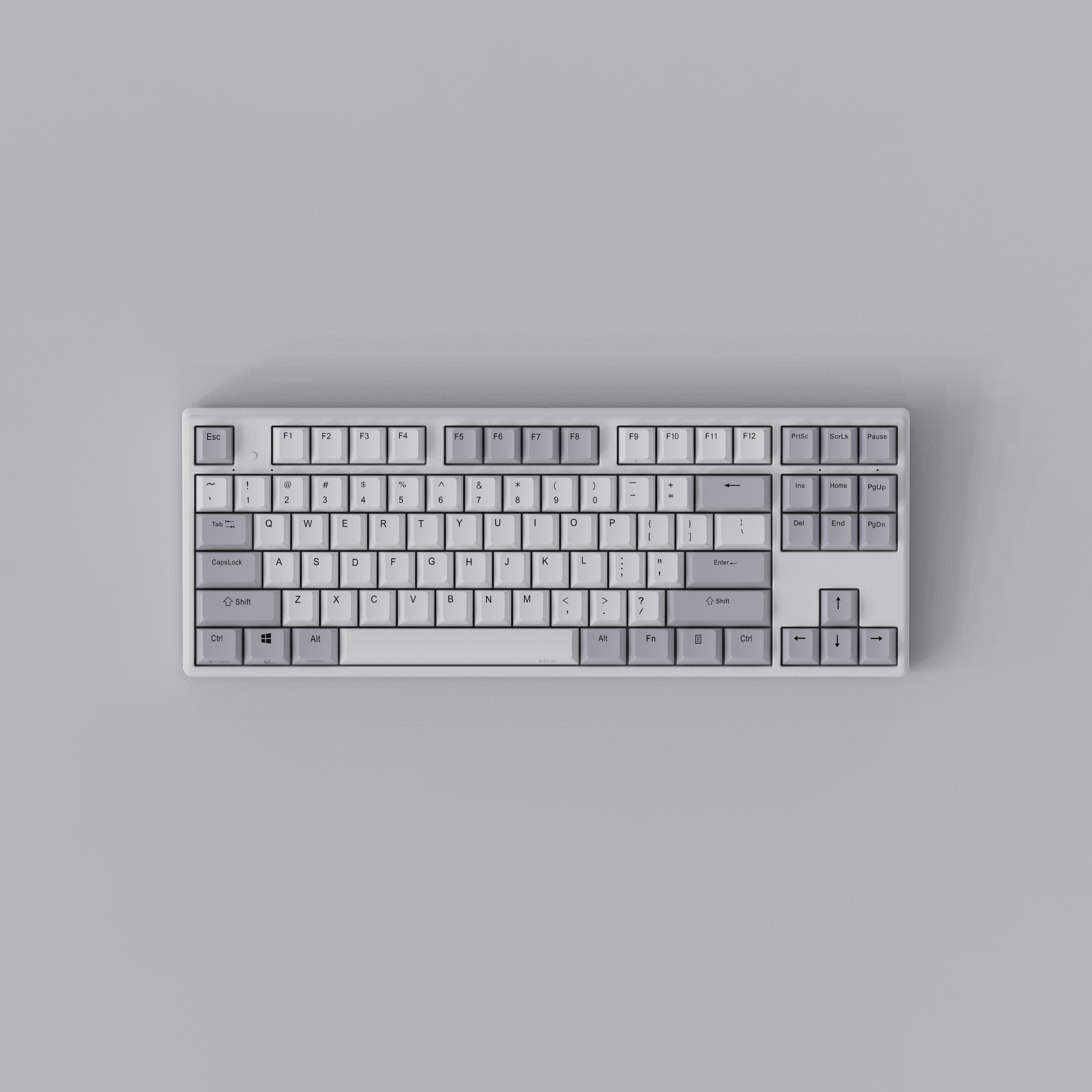 自作キーボード MTMH87 87% Keyboard E-white 自作キーボード MTMH87 87% Keyboard E-white