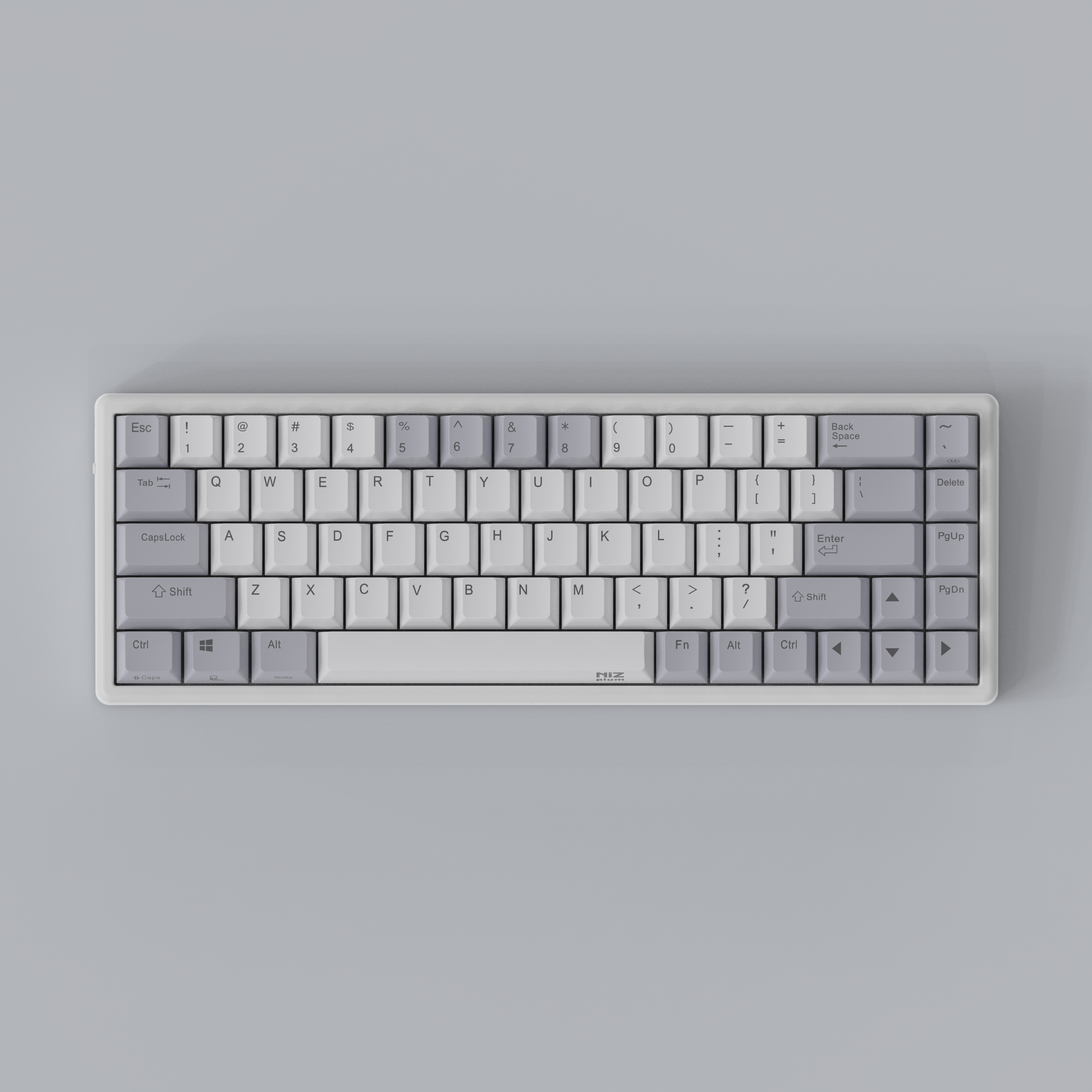 NIZ Atom68 メカニカルキーボード グレー/ホワイト Atom 68 White/Atom68 pro – NIZ Store