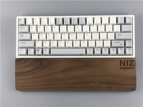 Walnut wood keyboard handle 60 / 82 / 84 / 87 / 108 keys  size customization